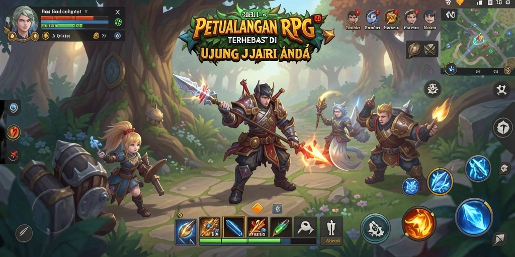 Tampilan gameplay RPG yang menarik dan menantang di 33L.