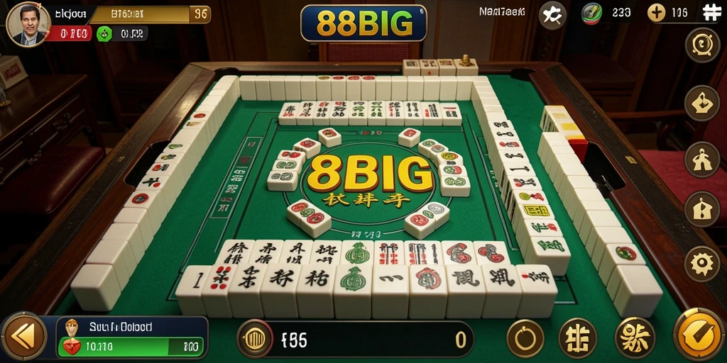 Tampilan menarik dari gameplay Mahjong di 88BIG.