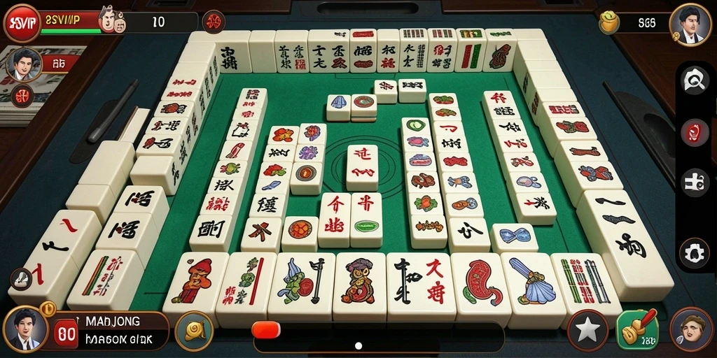 Tampilan gameplay Mahjong yang menarik di 8SVIP.