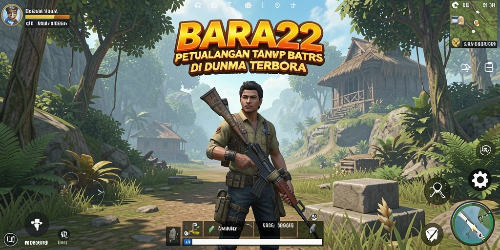 Tampilan gameplay Open World yang menakjubkan dalam BARA22.