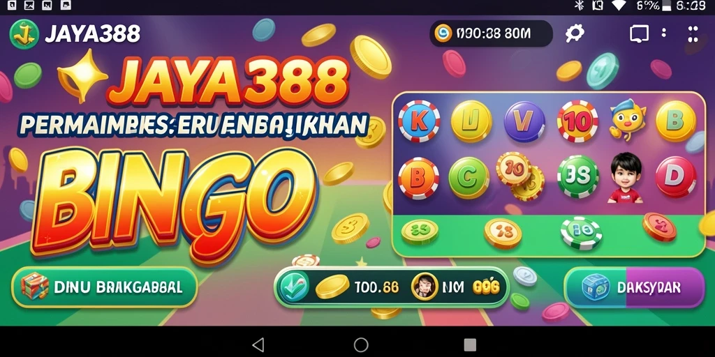 Tampilan gameplay Bingo yang menarik dan menyenangkan di JAYA388.