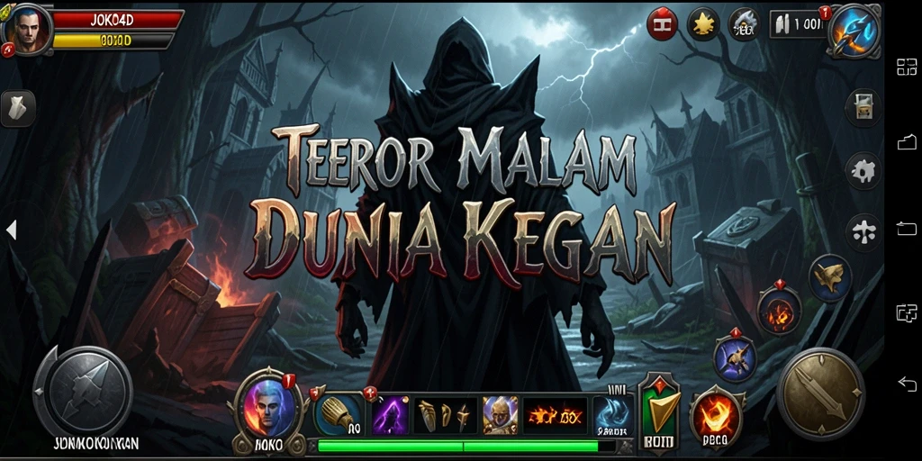 Screenshot utama JOKO4D menampilkan suasana mencekam di dunia Horror.