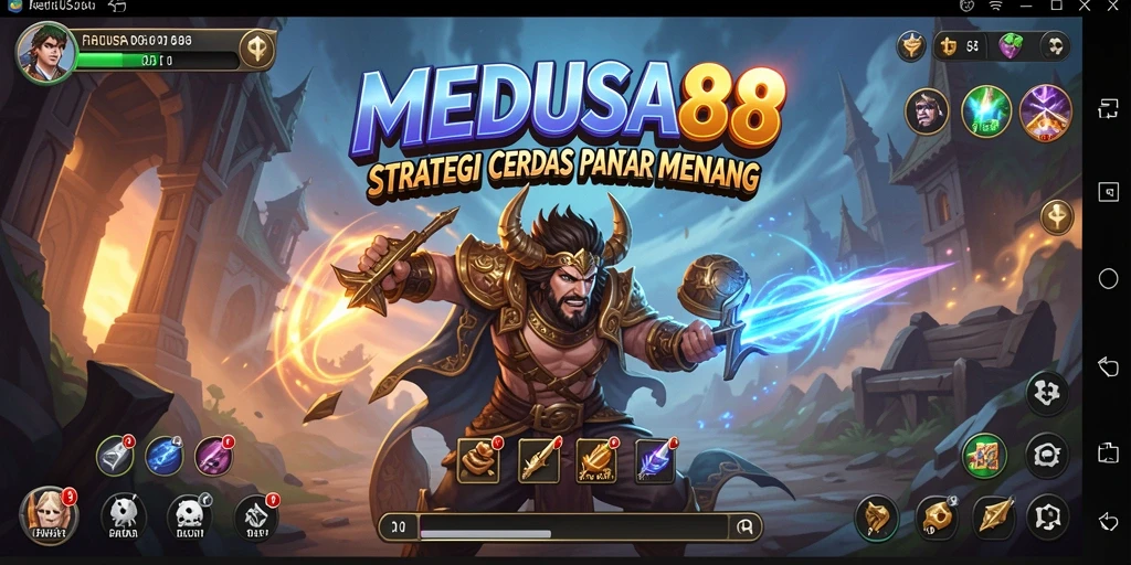 Tampilan gameplay seru dan menantang di MEDUSA88.