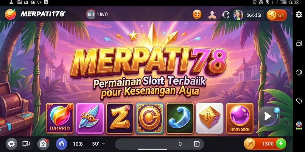 Tampilan gameplay menarik dari MERPATI178 yang penuh warna.