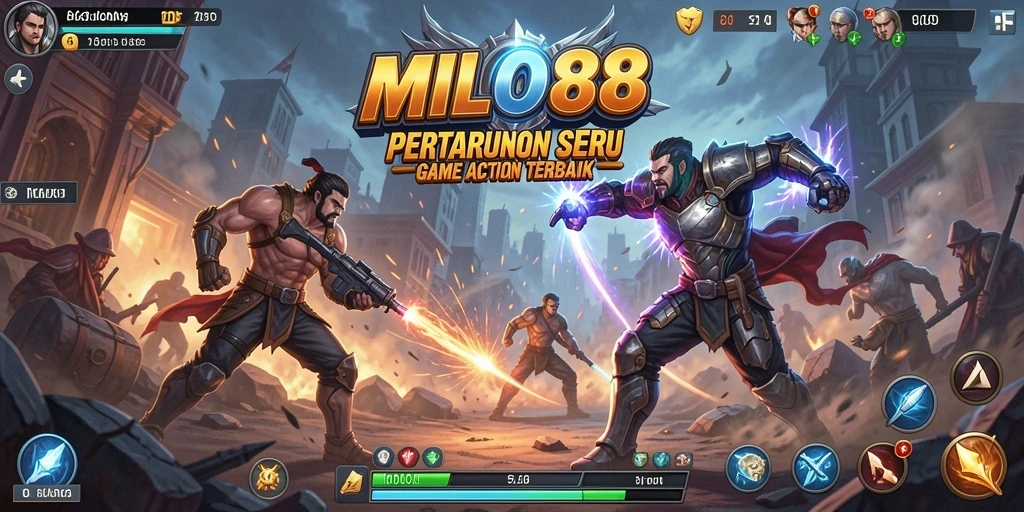 Tangkapan layar gameplay MILO88 menampilkan pertarungan yang intens dan grafis yang menarik.