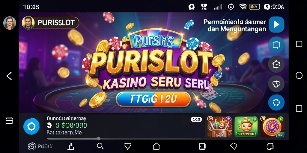 Tangkapan layar gameplay seru dari PURISLOT yang menampilkan pengalaman kasino yang mendebarkan.
