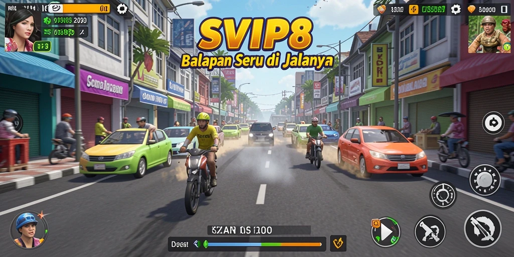Tampilan gameplay SVIP8 yang menegangkan dan memukau.