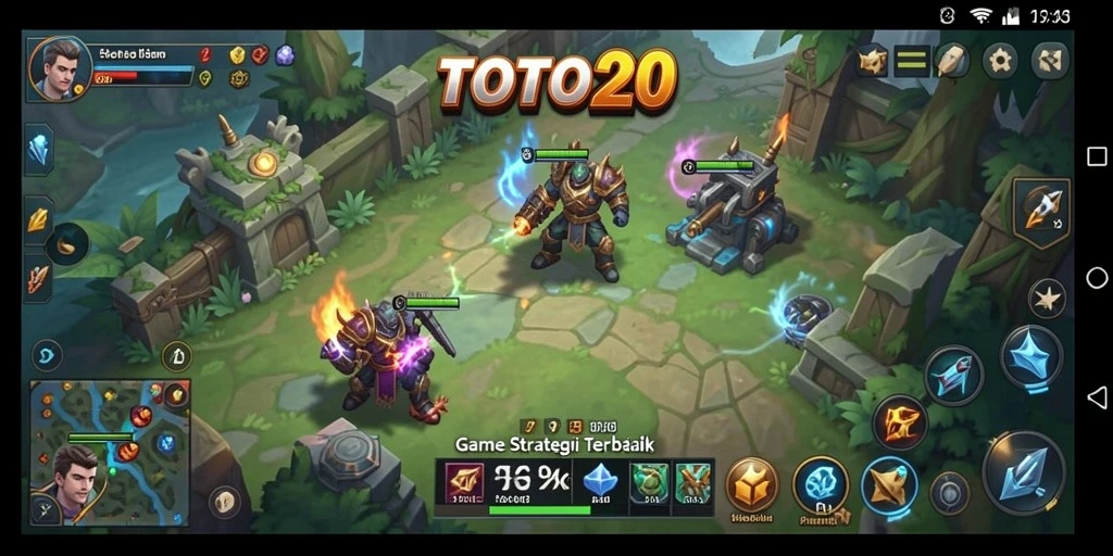 Tampilan gameplay mendalam dan menarik dari TOTO20.