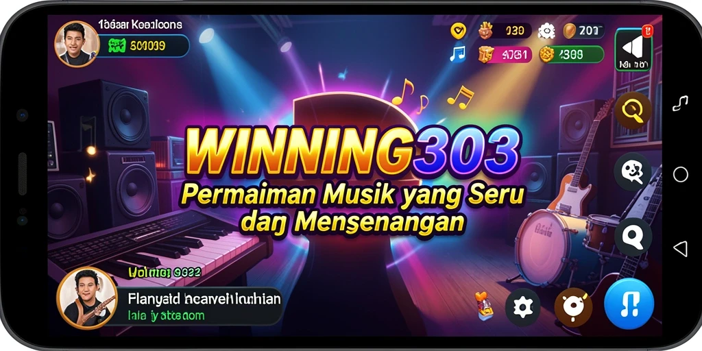 Gameplay menegangkan dalam WINNING303 dengan musik yang memikat.